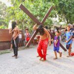 Maleldo Festival: Cutud Crucifixion and Penitensya in .